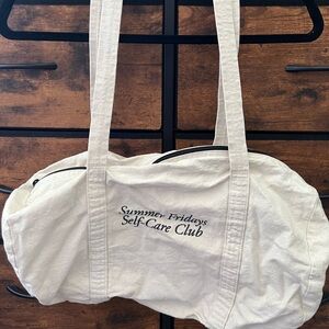Summer Fridays Mini Canvas Duffel